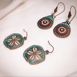 Boho earrings Buy one Get one free